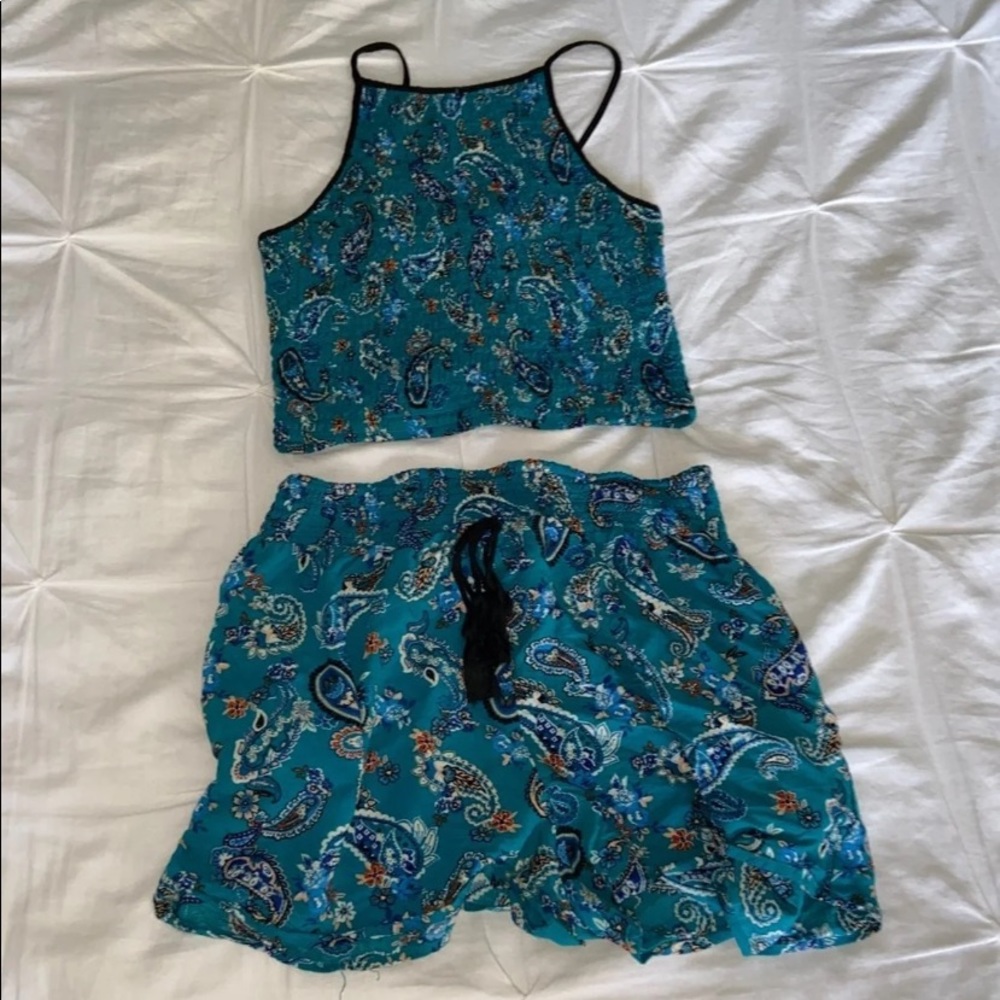 Crop Top & Shorts Set